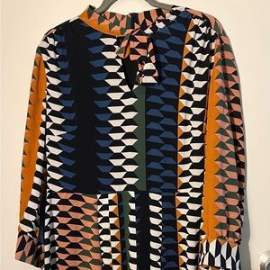 Geometric MIDI Dress